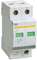 Ограничитель импульсных напряжений УЗИП IEK KARAT ОПС1-C 2п L-N-PE классII+III 20кА картинка
